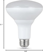 Feit Electric BR30 LED Light Bulbs, 100W Equivalent, E26 Standard Base - Image 9