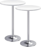 Furmax Bistro Pub Table Round Bar Height Cocktail Table by Furmax