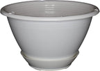 8 inchWhite Plastic Hanging Basket - Image 8