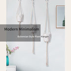 6 Pack Macrame Plant Hanger, Indoor Hanging Plants Holder, 3 Sizes 39"/31"/23" - Image 2