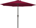 MEWAY 9ft Patio Umbrella Outdoor Table Umbrellas by MEWAY