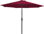 MEWAY 9ft Patio Umbrella Outdoor Table Umbrellas by MEWAY