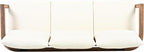 Christopher Knight Home Havets 74.75"W Outdoor 3 Seater Sofa, Acacia Wood Bench - Image 8
