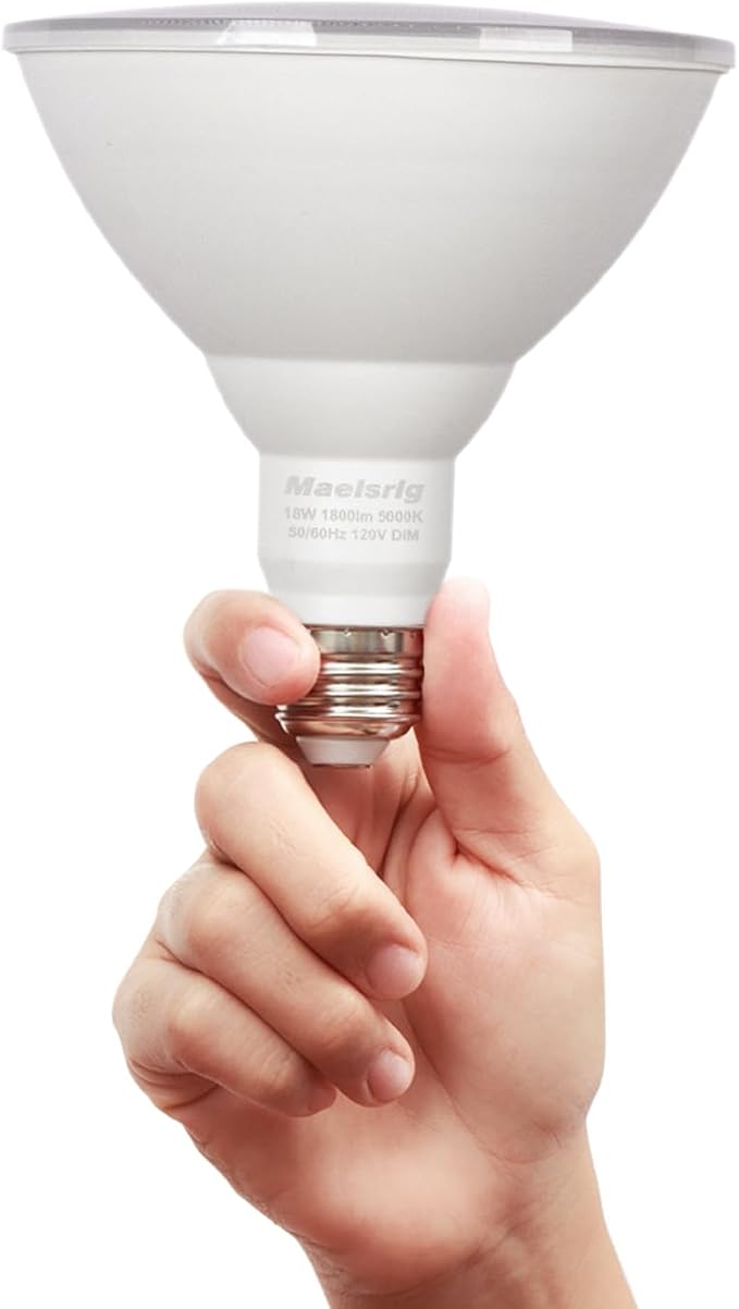 PAR38 LED Flood Light Bulbs Outdoor, Daylight 5000K, Dimmable Weatherproof LED - Image 7