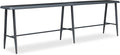 PURPLE LEAF Outdoor High Bar Table Extra-Long Rectangular Patio Pub Balcony by PURPLELEAF