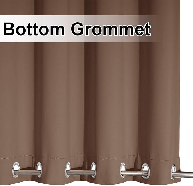 NICETOWN Waterproof Outdoor Curtain Rustproof Fixed Grommet Top and Bottom - Image 5