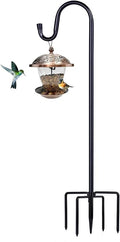 Shepherd Hooks for Outdoor, 1 Pack 94 Inch Bird Feeder Pole by ToyHotels