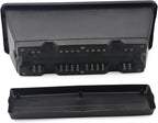 LEXININ 6 Pack 17 Inch Black Plastic Rectangular Window Planter Box, Window - Image 4
