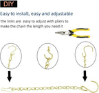 236 Inch Gold Hanging Baskets Chains - Image 3