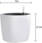 KINJOEK 4 Packs 7 Inch Self Watering Planter - Image 4