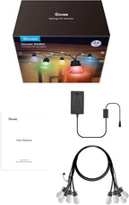 Govee Smart Outdoor String Lights H7029, 24ft RGBIC Outdoor Lights - Image 8