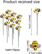 20pcs Bee Garden Stakes, Resin Bumblebee Yard Decor - Image 7