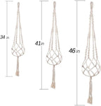 MIPON 3 Pack Macrame Plant Hanger Indoor Hanging Planter Holder - Image 4
