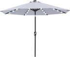 ABCCANOPY Durable Solar Led Patio Umbrellas by ABCCANOPY