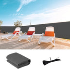 LOVE STORY Custom Size 3'x13' Dark Grey Balcony Privacy Screen, UV Block by LOVESTORY