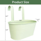 Balcony Hanging Planters Flower Pots, Fence Pot Hanging Plant Holders - Image 5