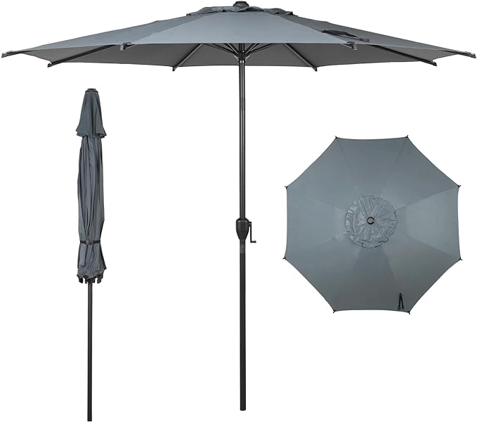 Abba Patio 9FT Lyon Outdoor Patio Umbrella Outdoor Table Umbrella by AbbaPatio