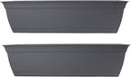 The HC Companies 24 Inch Eclipse Window Planter Box by TheHCCompanies