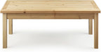 VINGLI Solid Wood Patio Coffee Table, Outdoor Garden Tea Table - Image 6