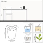 Lechuza 14903 Deltini Self-Watering Planter - Image 7