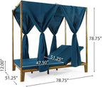 Merax Outdoor Bed Patio Daybed - Image 2