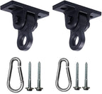 Heavy Duty Black Swing Hangers Screws Bolts Included Over 5000 lb Capacity by ABUSA