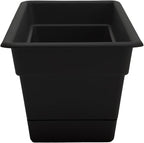 Bloem Dura Cotta 18" Black Resin Rectangle Window Box Planter - Image 6