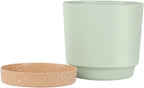 kubvici Plant Pots for Indoor Plants, 2 Pack 10 Inch Plant Pot Plastic Flower - Image 8