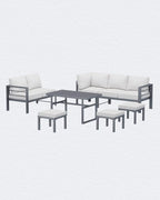 AECOJOY Aluminum Patio Furniture Set, 8 Seats Modern Outdoor Furniture - Image 6