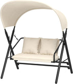 AECOJOY Outdoor Porch Swings for Adults 600LBS 2 Seat Patio Swings - Image 9