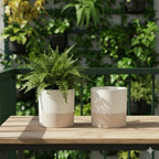 Nihow Self Watering Plant Pot for Indoor Plants: 4.5 Inch Ceramic Planter - Image 5