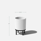 Veradek Demi Series Round Planter w/ Stand - Image 3