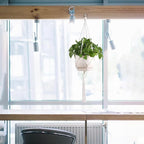 6 Pack Macrame Hanging Planter Holder 3 Sizes Indoor Hanging Planter Basket - Image 4