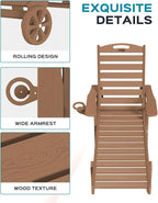 Ciokea Lounge Chair Outdoor, Oversized Chaise Lounge Chair - Image 5
