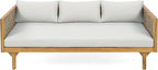 LUMISOL Patio Daybed with Rattan Armrests - Image 3