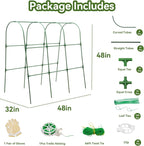 2 Pack Cucumber Trellis for Raised Bed, U-Shape Garden Trellis for Climbing - Image 5