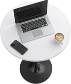 Furmax Bistro Pub Table Round Bar Height Cocktail Table - Image 5