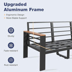 Aoxun Aluminum Patio Furniture Set 5 Seats, Oversized Outdoor Sectional - Image 5