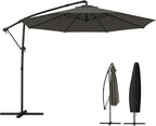 Outsunny 10 ft Offset Patio Umbrella by Outsunny