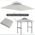 Grill Gazebo Replacement Top, 5 * 8 Outdoor BBQ Top Cover, Double Layer BBQ - Image 6