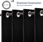 PureFit Outdoor Curtains for Patio Waterproof Weatherproof, UV Resistant - Image 4