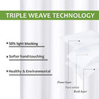 NICETOWN Sliding Door Curtains for Patio, Wide Width Drape, Vertical Curtains - Image 4