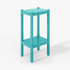 WestinTrends Malibu 36" Outdoor Adirondack HDPE 2-Tier Patio Side Table - Image 10