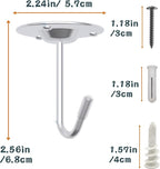 NACETURE Ceiling Hooks for Hanging Plants 3 Pack - Image 5