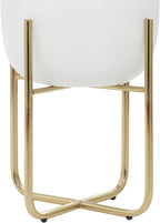 Deco 79 Metal Indoor Outdoor Planter Large Planter Pot - Image 4