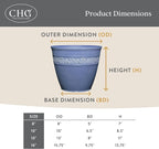 Classic Home and Garden Corinthian Resin Planter Pot - Image 5