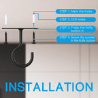 4in Ceiling Hooks for Hanging Plants 4Pack for Plants - Image 3