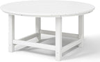 WestinTrends Malibu Low Outdoor HDPE Round Patio Coffee Table - Image 9