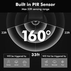 AloftSun Solar Motion Sensor Outdoor Lights, Waterproof Motion Sensor Spot - Image 4