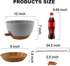 12 inch Hanging Planters for Indoor Plants, 2 Pack Self-Watering Hanging - Image 3